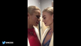Mix video instagram teen blonde pornstar blowjob, pussy licking and fun