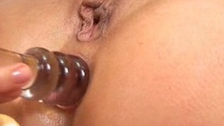 Lesbian Licks a 3 Inch Wide Anal Gape!